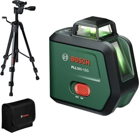 Bosch DIY PLL 360-15G Akku-Linienlaser inkl. Tasche + Akku 2.0Ah