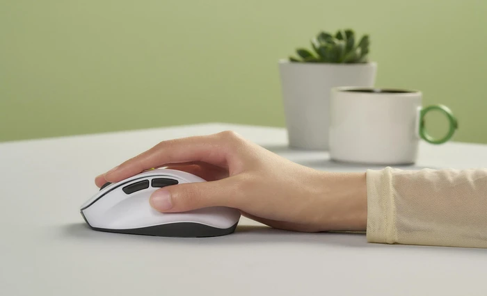 ASUS MD105 Wireless Mouse Milky White, USB/Bluetooth