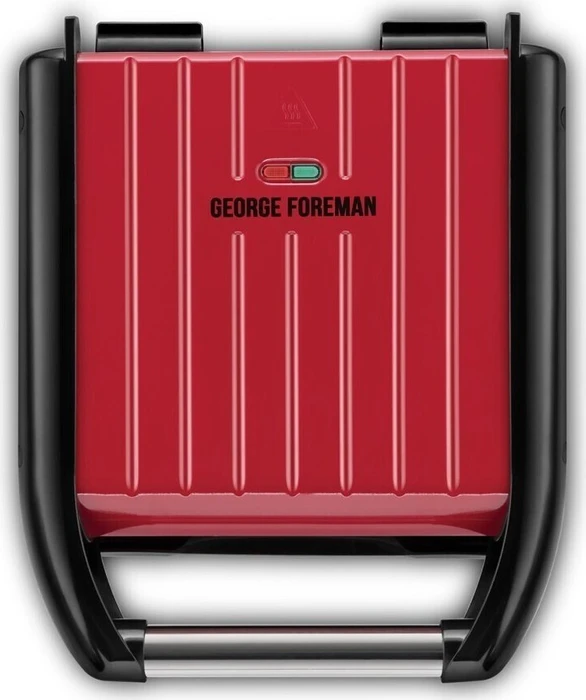 George Foreman Steel Compact Fitness Kontaktgrill rot
