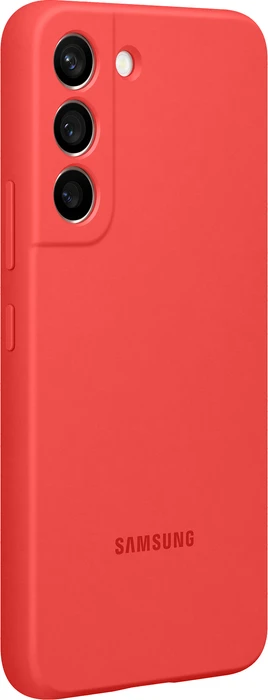 Samsung Silicone Cover für Galaxy S22 Glow Red