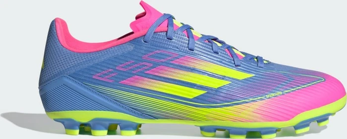adidas F50 League AG blue fusion/lucid lemon/lucid pink