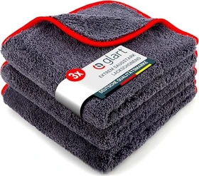 Glart Mikrofasertücher 600 GSM 40x40cm rot, 3 Stück