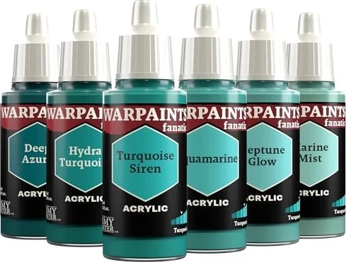 Army Painter Warpaints Fanatic Flexible Triad Turquoises Farbset, 6-tlg.