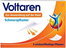 GlaxoSmithKline Voltaren 140mg wirkstoffhaltiges Schmerzpflaster, 5 Stück