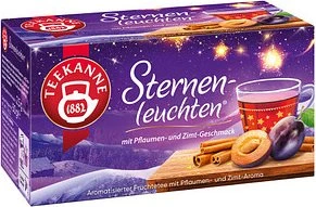 Teekanne Sternenleuchten Tee Beutel, 20 Stück