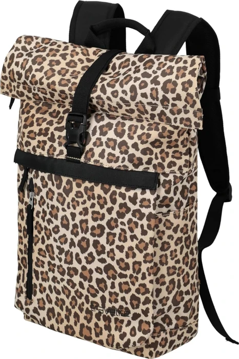 Travelite Basics Rollup Laptoprucksack, 15.6", Leopard