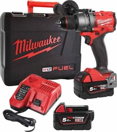 Milwaukee M18 FPD-502X Fuel Akku-Schlagbohrschrauber inkl. Koffer + 2 Akkus 5.0Ah