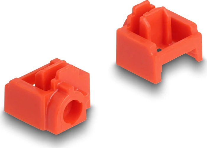 DeLOCK RJ-45 Buchse Portblocker, inkl. Werkzeug, 10er-Pack
