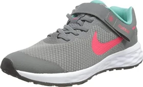 Nike Revolution 6 FlyEase smoke grey/washed teal/siren red (Junior)