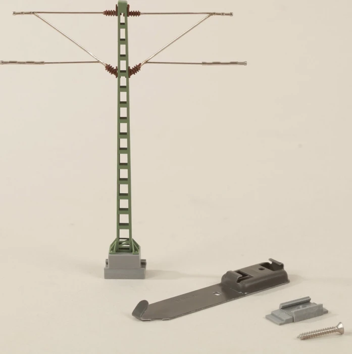 Märklin - Spur H0 Zubehör - Mittelmast mit 2 Auslegern