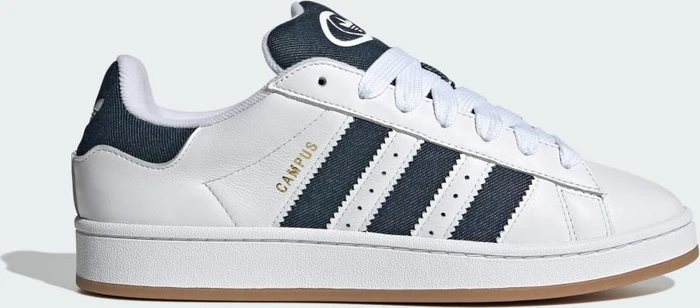adidas Campus 00s cloud white/night indigo/gold metallic