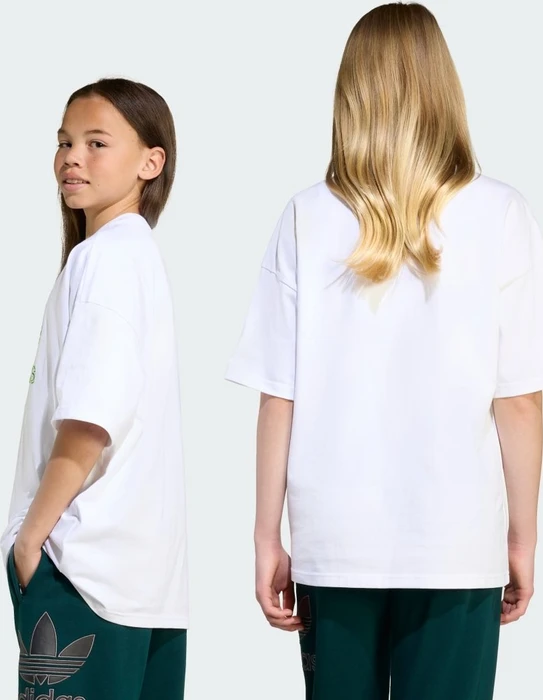 adidas Oversize Trefoil T-Shirt kurzarm weiß (Junior)