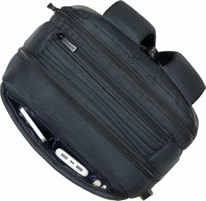 RivaCase 8365 Biscayne ECO 17.3" carry-on Laptop-Rucksack, schwarz