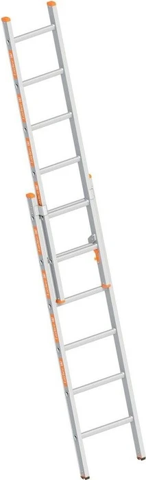 Layher Topic 1035 Alu 2-tlg. Schiebeleiter, 2x 6 Stufen