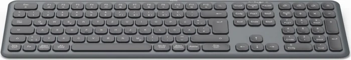 Hama WK-550 Multi-Device-Tastatur, dunkelgrau/schwarz, USB/Bluetooth, DE