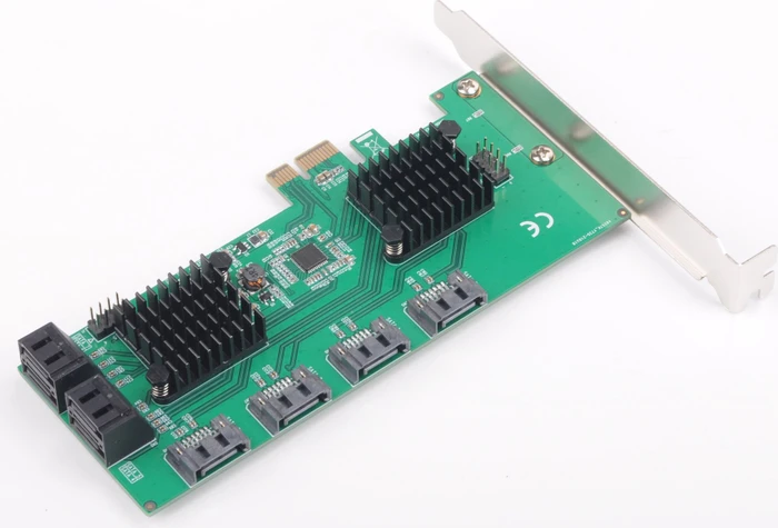 InLine SATA-Controller, 8x SATA, PCIe 2.0 x1