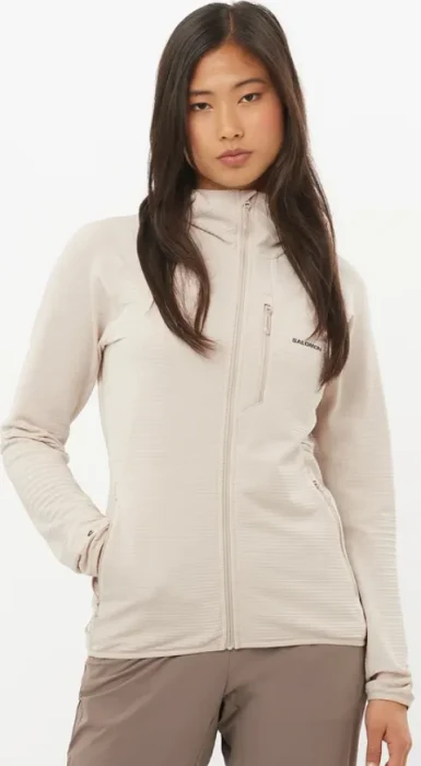 Salomon Essential Lightwarm Hooded Funktionsjacke rainy day (Damen)