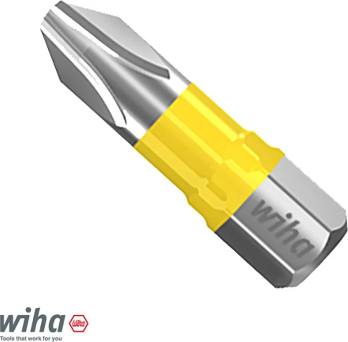 Wiha 7011-Y903 Y Kreuzschlitz Bit 1/4", PH3x25mm, 5 Stück
