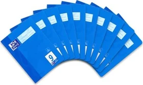 Oxford Schulheft, A5, Lineatur 9, dunkelblau, 32 Blatt, 10er-Pack