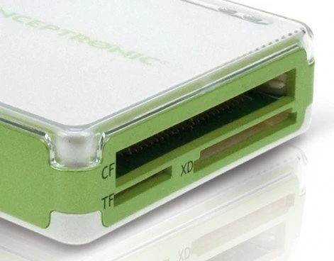 Conceptronic Design Stylish Multi All-in-One Multi-Slot-Cardreader, USB 2.0 Mini-B [Buchse]