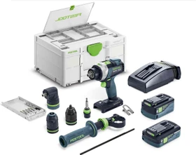 Festool TPC 18/4 5.0/4.0 I-Set/XL Quadrive Akku-Schlagbohrschrauber inkl. Systainer + 2 Akkus 4.0/5.0Ah + Zubehör