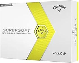 Callaway SuperSoft Golfbälle gelb, 12 Stück