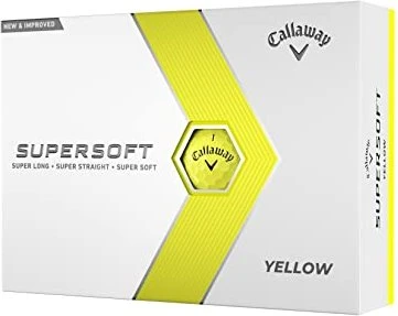 Callaway SuperSoft Golfbälle gelb, 12 Stück