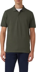s.Oliver Baumwollpiqué Poloshirt kurzarm olivegrün (Herren)