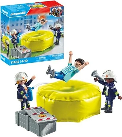 playmobil City Action Feuerwehrleute mit Luftkissen