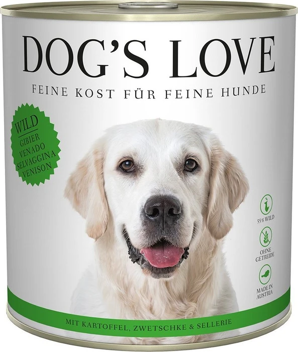 PetCo Dog's Love Classic Wild mit Kartoffel, Zwetschke und Sellerie, 4.80kg (6x 800g)