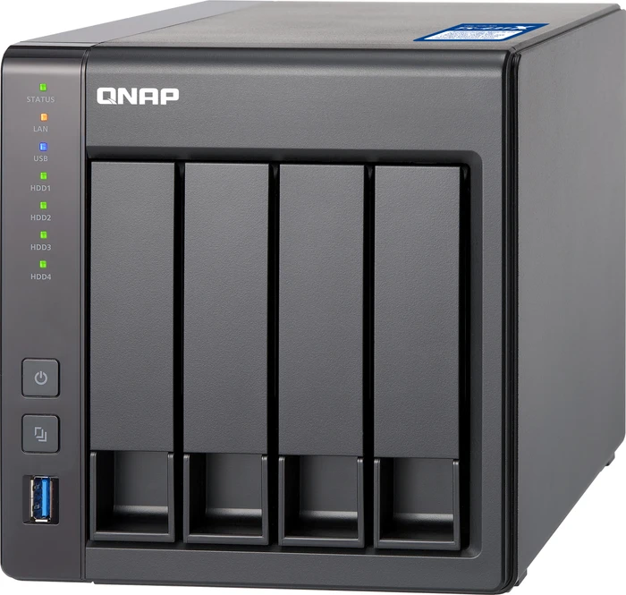 QNAP Turbo Station TS-431X-2G, 2GB RAM, 1x SFP+ 10Gb/s, 2x RJ-45 1000Base-T
