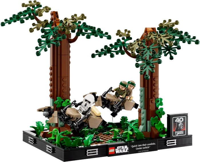LEGO Star Wars - Verfolgungsjagd auf Endor Diorama