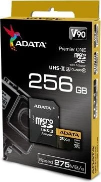 ADATA Premier ONE R275/W155 256GB Kit, UHS-II U3, Class 10