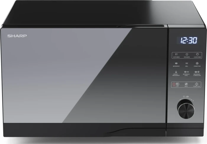 Sharp YC-GC52BE-B Mikrowelle mit Grill/Heißluft