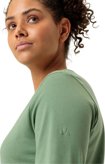 Vaude Logo Shirt langarm willow green (Damen)
