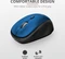 Trust Yvo Wireless Mouse Set mit Wendehülle für 15.6" Laptops, blau, USB Vorschaubild