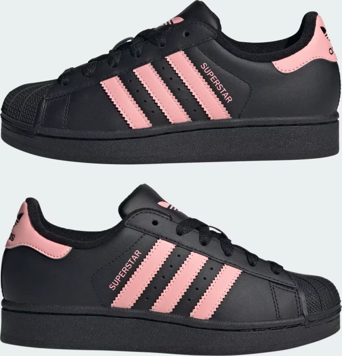 adidas Superstar II Kids core black/pink glow (Junior)