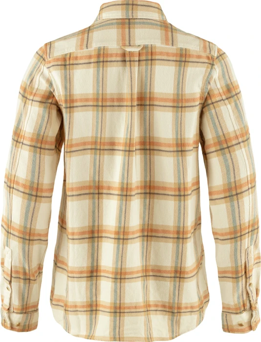 Fjällräven Övik Heavy Flannel Hemd langarm chalk white/dune beige (Damen)