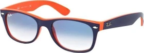 Ray-Ban RB2132 New Wayfarer Color Mix 55mm blau-orange/blau