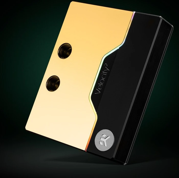 EK Water Blocks Quantum Line EK-Quantum Velocity² D-RGB, AM4, Nickel, Gold