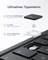 Inateck Superleicht Tastatur Hülle für iPad Air 6 11"/iPad Air 5/iPad 10/iPad Pro 11", schwarz, DE Vorschaubild