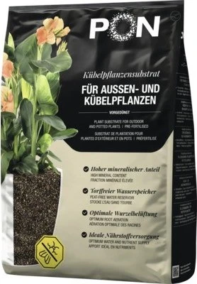 Lechuza TerraPON mineralisches Humus-Pflanzsubstrat, 30l
