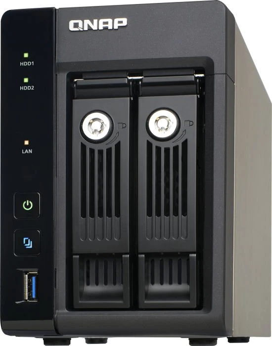 QNAP Turbo Station TS-253 Pro, 2GB RAM, 2x RJ-45 1000Base-T, 3x USB-A 3.0