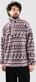 Columbia Helvetia Half Snap Fleece Print Pullover shale purple knitknot (Herren)