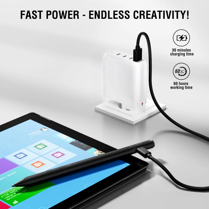 4smarts Active Stylus Pen MPP für Surface, schwarz