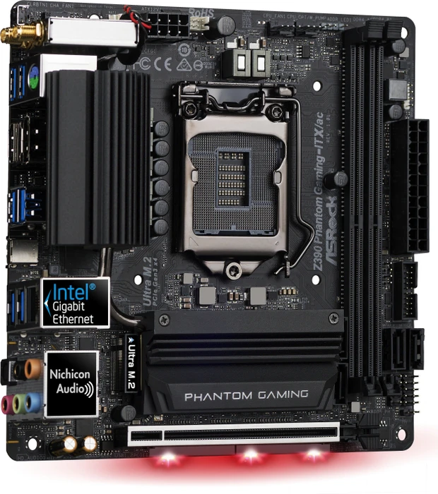 ASRock Z390 Phantom Gaming-ITX/ac (Intel 1151 v2)