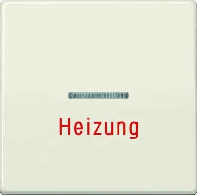 Jung Serie AS Wippe Duroplast mit Aufschrift "Heizung", weiß