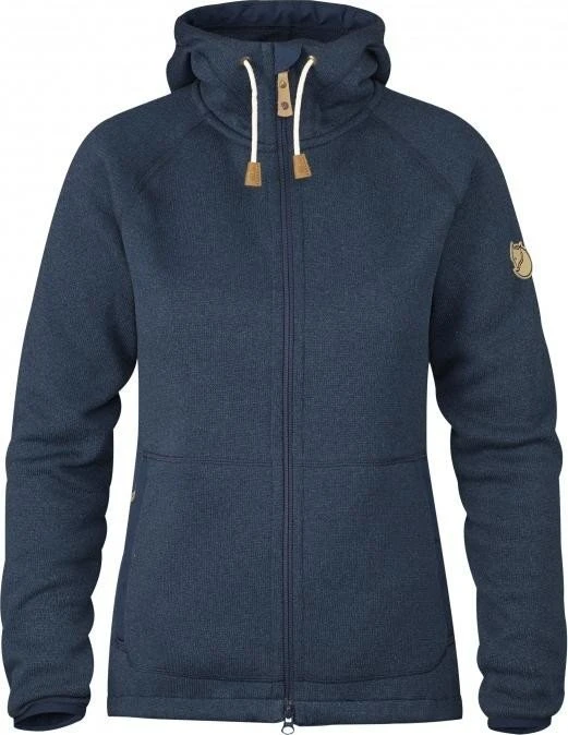 Fjällräven Övik Fleece Hoodie Funktionsjacke navy (Damen)