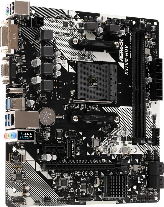 ASRock X370M-HDV R4.0 (AMD AM4)