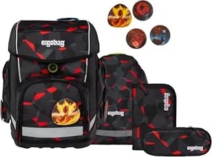 Ergobag Cubo TaekBärdo 2025 Schulrucksack-Set, 5-tlg.